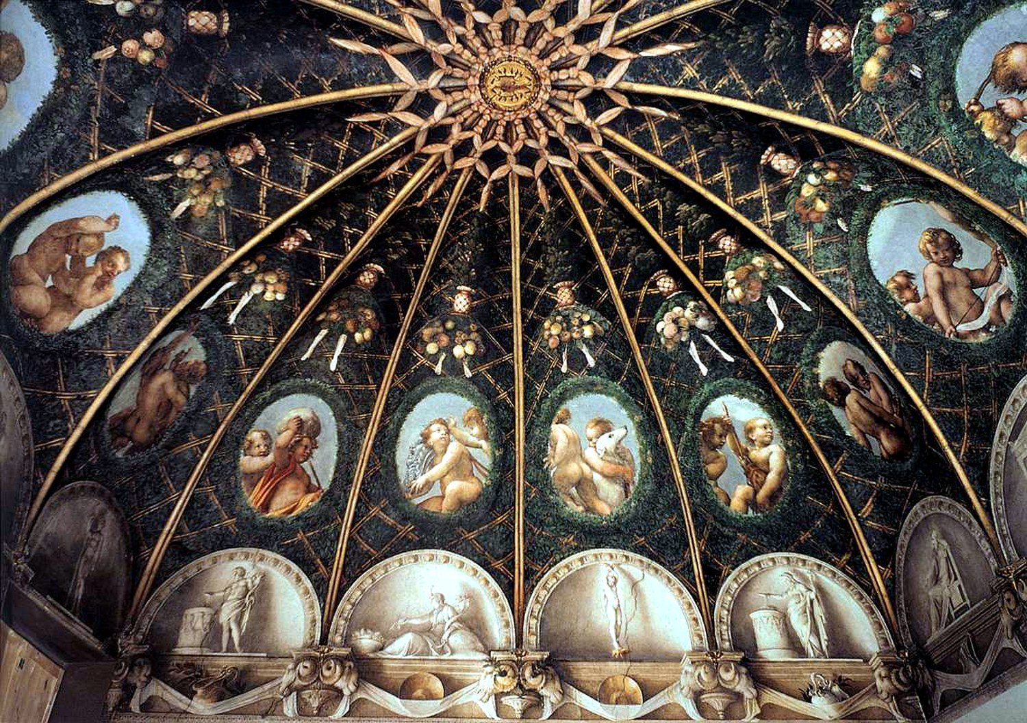Camera di San Paolo, Parma — affreschi del Correggio