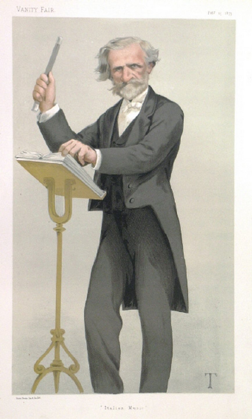 Giuseppe Verdi — caricatura Vanity Fair, 1879